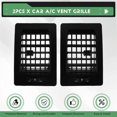 thumbnail image 4 of 1 Set Interior Air-Conditioner Grill A/C Vent Grille Fortuner Accessories for Toyota Hilux Kun SR5 U, 4 of 5