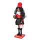 thumbnail image 1 of Figura de Cascanueces de señora de compras de madera, marioneta navideña, decoración de mesa, 1 of 8