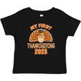 thumbnail image 3 of Inktastic Cute Turkey My First Thanksgiving 2025 Boys or Girls Baby T-Shirt, 3 of 5