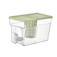 thumbnail image 4 of Hervidor de agua fría con grifo, jarra portátil de 4 l para jugo, ideal para cocina, bar y hogar. Verde, 4 of 9