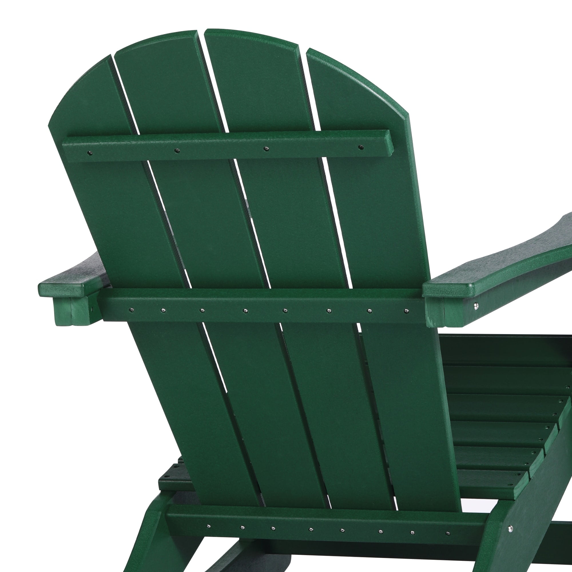 WestinTrends Malibu Outdoor Patio Porch Rocking Adirondack Chair (Set of 2), Dark Green