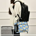 thumbnail image 6 of FORMRS Student Lunch Bag Insulated Reusable Cooler Box with Zipper Pockets, Playful Fried Eggs, 6 of 9