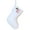 White, variant on Summercome Christmas Stockings with Initials, 7.9 Inches Small Embroidered Letter Knit Red White Christmas Stocking for Family Holiday Decorations and Xmas Tree Fireplace, Letter B