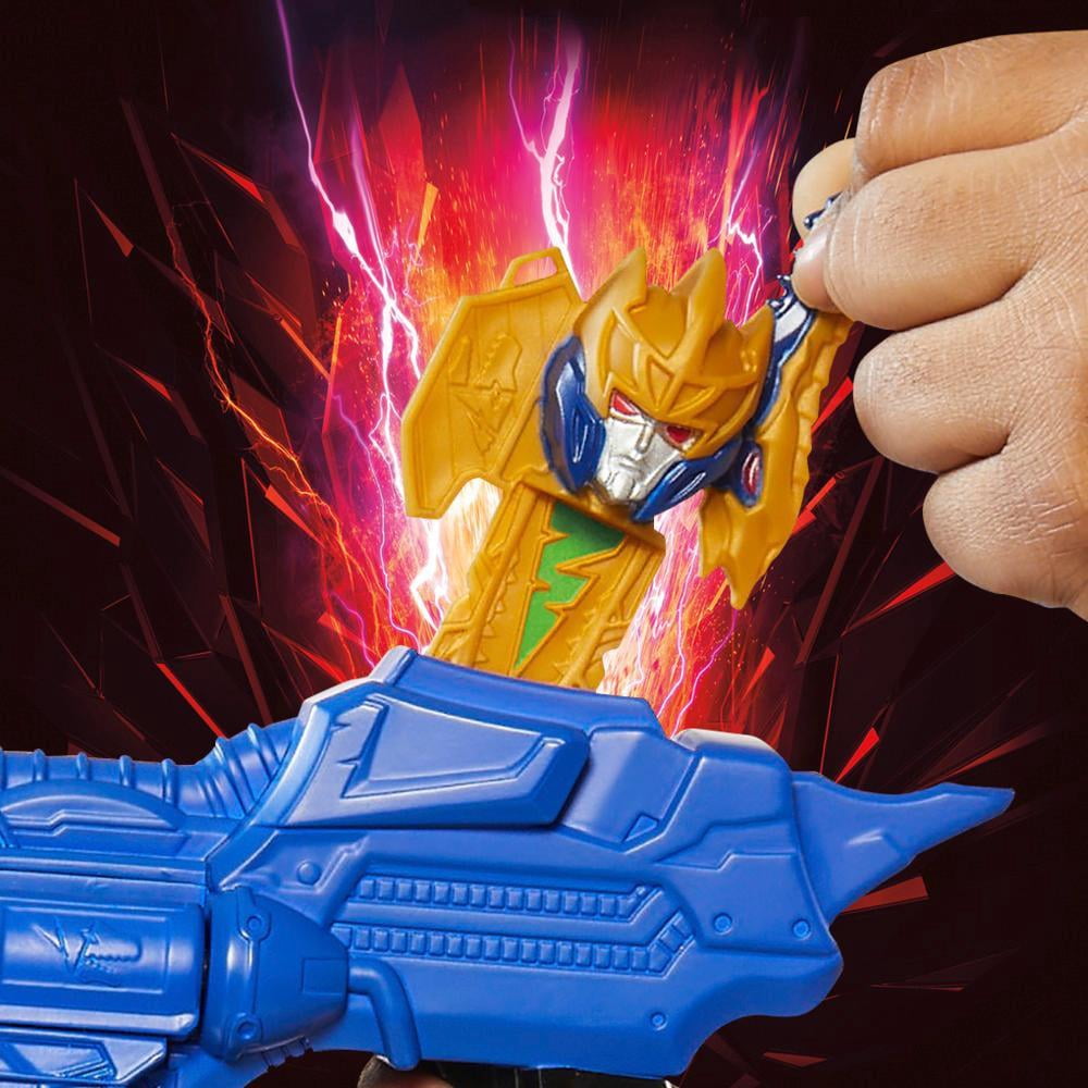 Power Rangers Dino Fury Gold Fury Blade Blaster Superhero Costume Accessory, Kids 5 and Up