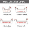 thumbnail image 6 of Dowbom Sofa Slipcover for 1 2 3 4 Seater,Stretch Sofa Cover with 2 Pillowcase Furniture Protector Washable Non-slip Printed Couch Cover for Living Room bedroom-XL(235-300cm)-B, 6 of 8