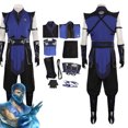 thumbnail image 2 of Juego Mortal Kombat Sub-Zero Cosplay Disfraz Ropa Conjunto Accesorios Trajes Halloween Carnaval Traje Para Adultos Hombres Juego De Roles, 2 of 5