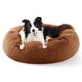 thumbnail image 1 of Cama para mascotas Bedsure Donut, grande, 91 cm, piel sintética esponjosa, 1 of 8