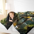 thumbnail image 4 of Feelyou 3D Dinosaur Kids Queen Comforter Set, Jungle Animal Bedding Comforter Set, 3pcs, 4 of 8