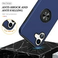 thumbnail image 2 of Dteck Case for iPhone 17,Shockproof TPU+PC Case Built-in Ring Holder Kickstand Slim Back Protective Cover for iPhone 17,Blue, 2 of 7