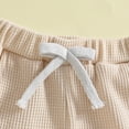 thumbnail image 6 of Akiihool Two Piece Short Sets Baby Boy Summer Clothes Short Sleeve T-Shirt Tops Short Two Piece Solid Outfit Set (Beige,3-6 Months), 6 of 7