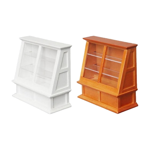 Miniature Shop Cake Cabinet for 1:12 Dollhouse for kids Salvador Gabinete de casa de muñecas