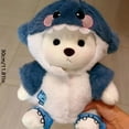 thumbnail image 4 of Teddy Bear 11.8 Inch with One Clothing Stuff Animal Plush Gift for Kids Girls Women Birthday. (White Shark Suit), 4 of 5