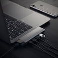 thumbnail image 2 of Adaptador Pro Hub Tipo-C Satechi Gris Espacial con Ethernet, 4K HDMI, USB-C PD y USB 3.0 para MacBoo, 2 of 6
