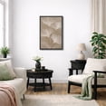 thumbnail image 3 of Framed Canvas Print Minimalist White Ginkgo Leaves Botanical Wall Art Neutral Modern Nature Decorative for Living Room Bedroom - 24"x36" BLACK, 3 of 8