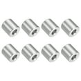 thumbnail image 1 of 8 Pcs Entretoises en Acier Inoxydable 304 9/16 Pouces OD x 1/4 Pouces ID x 9/16 Pouces Longueur(14x6x14mm) Vis Support de Bague Finition Simple Non Filetée Entretoises Rondes en Métal pour Vis M3 Boulons et Tringles, Argent, 1 of 6