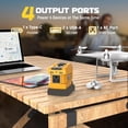 thumbnail image 4 of Inversor de Corriente Azocek 220W para Batería Dewalt 20V 110V CA, 4 of 9