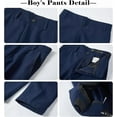 thumbnail image 5 of Lycody Boys' 3 pieces Suits Formal Tuxedo Slim Fit Boys Suit Set for Wedding Outfit Teen Boy Dress Clothes, 5 of 6