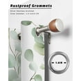 thumbnail image 6 of nqOlkjepod Outdoor Curtains for Patio Waterproof, Watercolor Eucalyptus Outdoor Privacy Panels Grommet, Botanical Elegant Leaves Blackout Outside Curtains for Porch/Cabana/Pergola 54"x95", 1 Panel, 6 of 8
