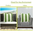 thumbnail image 2 of Majestic Home Goods Pillow 24x24 Vertical Stripe Sage, 2 of 4
