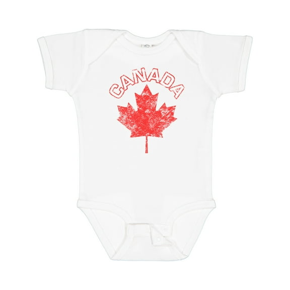 Inktastic Canada Maple Leaf Boys or Girls Baby Bodysuit