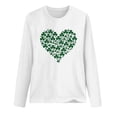 thumbnail image 4 of FAIWAD St. Patrick's Day Tops for Womens Long Sleeve Round Neck Printed Casual Plus Size Tunic Tops, 4 of 4