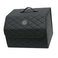 thumbnail image 3 of Car Trunk Storage Organizer High Capacity Multipurpose Pu Leather Portable Trunk Storage Box with Lid, 3 of 7