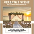 thumbnail image 5 of Uxcell 29.5'' x 20 ft Wedding Arch Draping Fabric Chiffon Sheer Drapery with Ribbons for Fixing Light Pink, 5 of 6