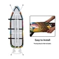 thumbnail image 5 of HELLHERO Iron Board Cover 3 Fasteners Easter Bunny Egg Basket Elastic Edge 15x54 Inch for Home, 5 of 6