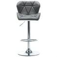 thumbnail image 2 of vidaXL Bar Stool Gray Faux Leather, 2 of 3