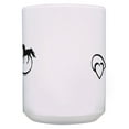 thumbnail image 3 of ThisWear Horse Mug Horse Heart Infinity Symbol Mug Cup Horse Owner Gifts 15oz Coffee Mug, 3 of 4