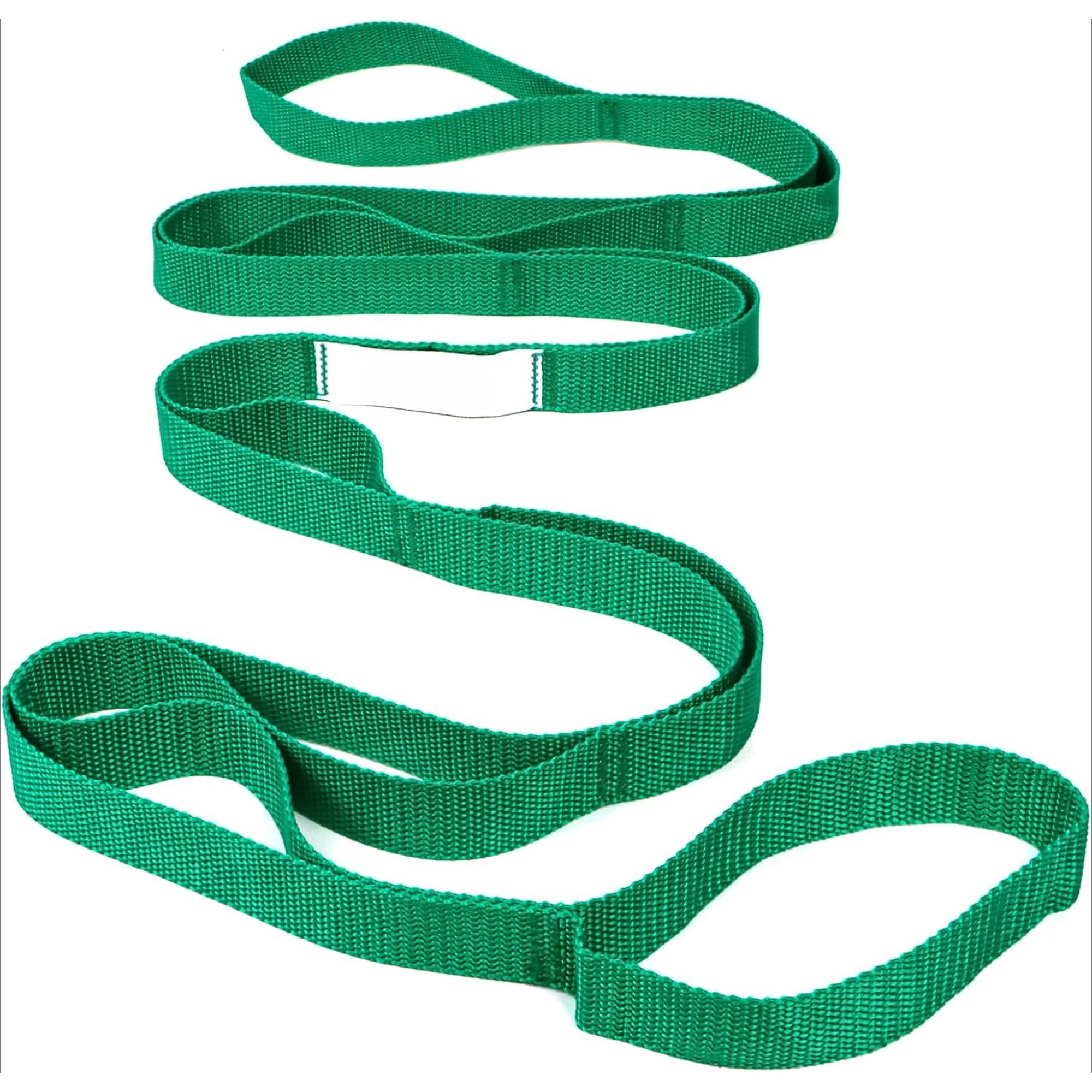 Stretch Strap Yoga Strap for Physical Therapy, 10 Loop Non-Elastic Stretch Strap for Pilates, Flexibility Training, Fitness and Gymnastics