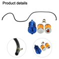 thumbnail image 2 of 8mm Motorbike CNC Aluminum Filter Element Reusabl Cleanable Fuel Filter Oil Line, 2 of 10