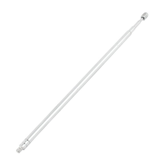 Unique Bargains 43cm 4 Section Telescopic Antenna Aerial for Replacement TV FM Radio