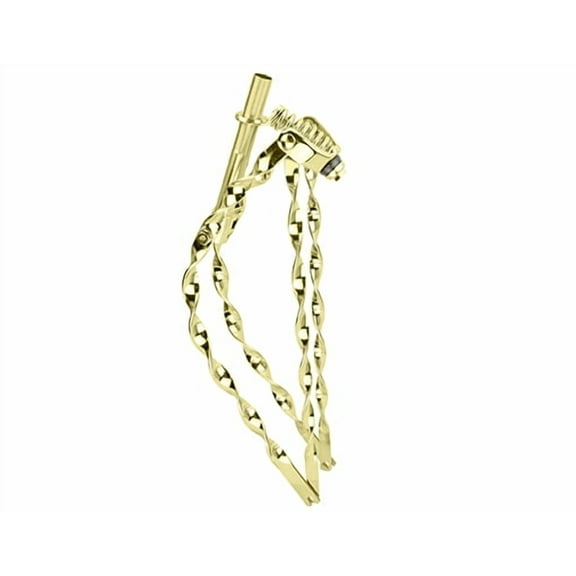 bike 26" Bent Flat Twisted Spring Fork 1" Gold.beach cruiser bicycle fork