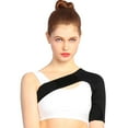 thumbnail image 2 of WALFRONT Adjustable Shoulder Support Brace Strap Sport Gym Compression, Left/Right Arm Injury Prevention Stabilizer Sleeve Wrap Men Women- Immobilizer for AC joints injury, shoulder dislocation, 2 of 10