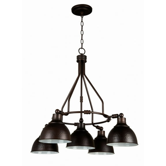 35925-ABZ Craftmade Lighting Timarron - Five Light Chandelier - 29.5 inches wide by 29.5 inches high -Traditional Installation