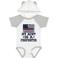thumbnail image 3 of Inktastic Firefighter Flag Aunt Boys or Girls Baby Bodysuit, 3 of 5