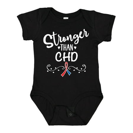 

Inktastic CHD Awareness Ribbon Support Gift Baby Boy or Baby Girl Bodysuit