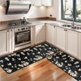 thumbnail image 3 of Kitchen Rugs Sets Of 2,Daisy Flower Pattern Anti Fatigue Kitchen Mat Rugs Non Slip Washable,Decorative Kitchen Floor Mats for Kitchen,Sink,Laundry,17"x47"+17"x47", 3 of 5
