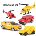 thumbnail image 4 of 8Pcs Kids Mini Truck Toy and Helicopter Toy Kit Set, Play Construction Vehicle Playset for Baby 1-3, 4 of 5