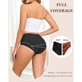 thumbnail image 2 of Womens Seamless Underwear Full Coverage No Show Hipster Panties Sexy Stretchy Invisible Briefs Bikini Lingerie, 2 of 5