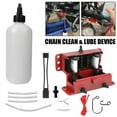 thumbnail image 2 of Motorcycle Chain Cleaning Machine Kit Brush Gear Cleaner Tool for Universal Motorbike Chains Lube Device Black, 2 of 8