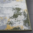 thumbnail image 5 of SAFAVIEH Bayside Everard Abstract Polyester Area Rug, Green/Gray, 9' x 12', 5 of 12