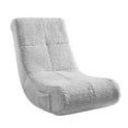 thumbnail image 2 of Urban Shop Soft Sherpa Gaming Video Rocker Chair, Gray, 2 of 4
