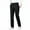 #H-Black, variant on George Men Slim Fit Dress Pants Stretch Comfortable Wrinkle Resistant Tailored Look Business Casual Trousers,Size:M