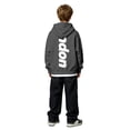 thumbnail image 5 of Shinyii Boys Pullover Hoodie Casual Letter Print Long Sleeve Sweatshirt, Grey, Sizes 2-12, 5 of 7