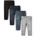 thumbnail image 1 of Jeans The Children's Place para bebés y niños pequeños, paquete de 4 unidades, 5 unidades, 1 of 5