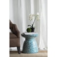 thumbnail image 4 of A & B Home Contemporary Capiz Stool With Blue Finish 44832-DS, 4 of 7