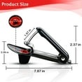 thumbnail image 2 of 2 Packs Cherry Pitter Tools, Cherry Seed Core Remover Olives Pitter Tool, Stainless Steel Cherries Corer with Space-Saving Lock Design (Black & Green), 2 of 5