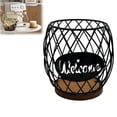 thumbnail image 2 of Aedtie Rack Coffee Pod Holder K Cup Holder Organizer For Counter Large Capacity Pineapple Shaped Metal Wire Coffee Pods Holder Coffee Pod Storage Basket For Kitchen Desktop, 2 of 8